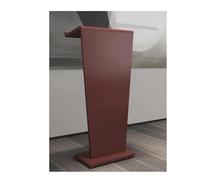 Curved Metal Stand - Portable with Sto Shelf for Speakers - Ideal Floor Standing for Events, Lectures, and Public Speaking