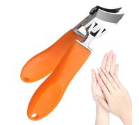 Curved Nail Clippers for Men Nail Clippers | Splatter Free Nail Scissors Manicure Tools,Angled Curved Toenail Clippers for Thick and Ingrown Toenails,Podogua Nail Clippers