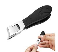 Curved Nail Clippers for Toes, Splash-proof Toenail Pliers with Ergonomic Handle, Nail Cutter for Fingers and Toes, Care Tool for Adults, Children, Women, Men, Seniors, Household