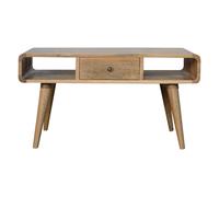 Curved Oak-ish Coffee Table