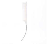 Curved Pin Tail Combs Carbon Fiber Teasing Combs with Long Steel Pins for Hair Styling and Parting Hairdressing Comb Curved Comb