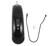 Curved Plastic Electric Bike Mudguard Rear Wheel for Commuters | Arched Profile, 13.31x2.83x1.18, Black Finish, Rainy Commute Use