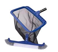 Curved Pool Brush, Lightweight Hand Scrubber for Spa Wall Upkeep, Two Piece Set, Waterline Corners, Guided Daily Care, Backyard Routine Pool Wall Brush Curved Spa Waterline Scrubber Corner Manual Care