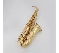 Curved Professional Alto Saxophone Flat B Flat Brass Sax Falling Tune E (F)(Bag A)