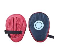 Curved Punching Mitts Focus Pads PU Leather Hand Target Training Gloves with Adjustable Wrist Strap for Boxing Taekwondo Muay Thai