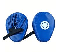 Curved Punching Mitts Focus Pads PU Leather Hand Target Training Gloves with Adjustable Wrist Strap for Boxing Taekwondo Muay Thai