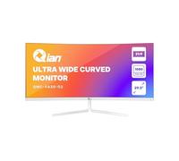 Curved Qian 30 Inch Ultra-Large FHD Monitor | 2560 x 1080 | VA Panel | Format 21:9 | Adaptive Sync | 200 Hz | Response Time 10ms | Adjustable | VESA | HDMI 2.0 / DisplayPort 1.4 | QMC-VA30-02