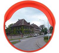 Curved Road Corner Mirror with Mounting Bracket - Ideal for Driveway Crossroad Garage Parking Lot and Office Safety Visibility