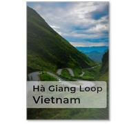 Curved Road in A Valley in The Hà Giang Loop. North of Vietnam., Fridge Magnet