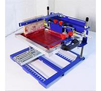 Curved Screen Printer for Cylindrical Bottles - Manual Roller Printer with 3 Rollers, Compatible with 6.7 Inch Diameter Bottles