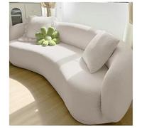 Curved Sectional Sofa Cover, Washable Non-Slip Elastic Fit Slipcover for Living Room and Home Theater