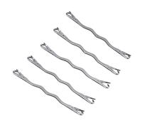 Curved Sewing Needles Kits 5Pcs Curved Hand Sewing Needles Double Ended Knitting Machine Repair Darningneedles for Crocheting Stainless Steel Household Sewing Knitting Tools