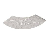 Curved Shower Mat,Corner Absorbent Bath Mat,Semi-CircularBath Tub Floor Carpet, Microfibre, for Shower or Tub