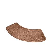 Curved Shower Mat Curved Bathroom Mat Thickened Shower Room Non-slip Toilet(Brown)