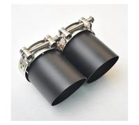 Curved Slant Exhaust Tip Rear Tailpipe For A1 For A4 B8 A38V 8P For Q5 For A5 Car Exhaust Pipe Muffler Tip(2pcs)