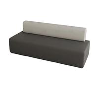 Curved Sofa Set for Office Reception and Leisure, Includes Coffee Table, Ideal for Meetings and Negotiations