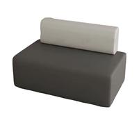 Curved Sofa Set for Office Reception and Leisure, Includes Coffee Table, Ideal for Meetings and Negotiations