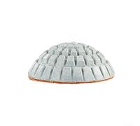 Curved Soft Grinding Wheel Wet Dry Polishing Pad Sanding Disc for M10 Thread Flexible Bowl Shaped Design for Stone Concrete Carving and Detailing(200 Grit)