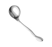 Curved Spoon, Stainless Steel, Adaptive Care Spoon, Rustproof, Ergonomic Design, Independent Eating, Aid for Seniors, Patients, Nursing Homes, Hospitals, Daily Meals