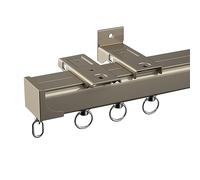Curved & Straight Metal Slide Rail Track - 4m Single Track with 90° Corner for Smooth Sliding, Compatible with Multiple Models, Easy Installation & Durable Design