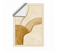 Curved String, Still Form Minimalist Unframed Wall Art Print A2 (59.4×42cm), Wall Decor for Living Room, Bedroom, Office & Home, Art Gift