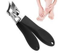 Curved Toenail Clippers, Angled Toenail Clippers | Self-Recovering No Splash Nail Clippers | Angled Curved Toenail Clippers for Thick & Ingrown Toenails, Podiatrist Toenail Clippers for People