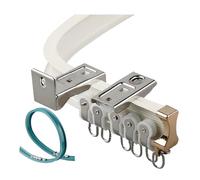 Curved Track System Easy to Bend Black White Green Blue Simple Installat Smooth No Color Fading High ili Perfect for Home