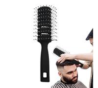 Curved Vent Brush And Hair Detangler - Vented Hairbrush Anti-Static Paddle, Vented Hair Brush For Faster Blow Drying,Detangle Brush Suitable For Long Thick Curly Straight Dry Wet Hair