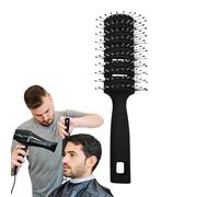 Curved Vented Brush - Paddle Detangling Comb, Ventilated Hair Brush Ribs, Massage Bristles, Anti-Static Nine Row Styling Brush | Quick Drying, Smooth Detangling Agent for Wet, T