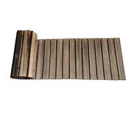 Curved Wooden Garden Pathway - 24ft Weather-Resistant Non-Slip Walkway for Patio Lawn Backyard Beach & Weddings - 17" Wide Outdoor Flooring for Easy Installation