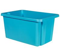 CURVER 00752-656-00 Essentials blue plastic stacking box 56 x 38.7 x 29.1 cm 45 L