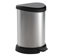 Curver 185380 Polypropylene Pedal Bin, metal, (20L) EU