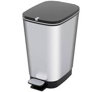 Curver Ready To Collect 30L Sorting Bin with Wall or Door Holder for Kitchen, Bathroom, Laundry Room - 100% Recycled - Anthracite