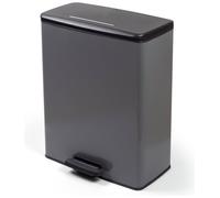 Curver 65Litre Deco Pedal Bin - Cool Grey