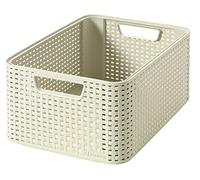 Curver Aspect Rotin Style 205845 Rattan Storage Box Medium Second-Generation Polypropylene
