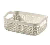 Curver Basket, plastic, off-white, 19,39 x 13,6 x 7,4 cm
