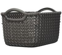 Curver Basket Rectangular "Knit" 24,8x17,5x13,8cm in Harvest Brown