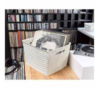 Curver Nestable Rattan Basket White 18L [196861]