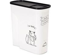 Curver Cat Food Dispenser 2.5kg Storage Container Pour Lid Pet Kibble Holder New