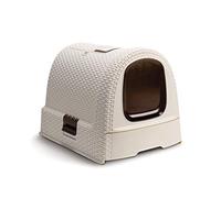 Curver Hooded Cat Litter Box 51x38.5x39.5 cm White 400462