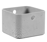 CURVER | Concrete effect box XS Cube 3L 17x17x12cm Grey