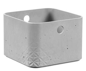 CURVER | Concrete effect box XS Cube 3L 17x17x12cm Grey
