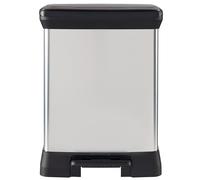 Curver Deco Bin Duo Rectangular 10+18L, Silver