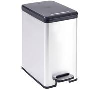 CURVER DECO SLIM Plastic Bin Metallic Silver