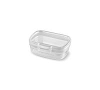 Curver Food Storage Container with Click Lock 0.4 L Snap Box Plastic Square Microwave Dishwasher Fridge Stackable