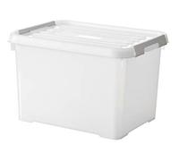 Curver Handy Plus Box 20 L Clips White 100% Recycled