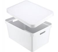 Curver Infinity 45L Box With Lid, White, 54.5 X 37 X 25 Cm, 233753