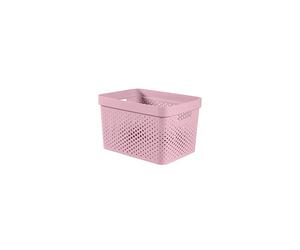CURVER | Infinity Tray 17L, Pink, 35.5 x 26.2 x 21.8 cm, Recycled Plastic