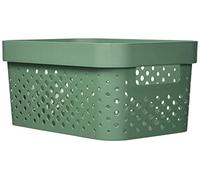 CURVER Infinity Tray 4.5 L Dots Recycled Plastic Pink Crates, green, S