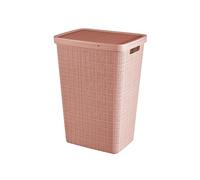 CURVER Jute Laundry Basket Pink Dawn 58 L 43 x 34 x H 58.2 cm